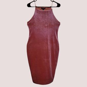 Pink Satin body-Con dress